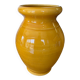 Small vintage honey yellow ceramic vase - Lou Pignatier Vallauris