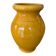 Small vintage honey yellow ceramic vase - Lou Pignatier Vallauris