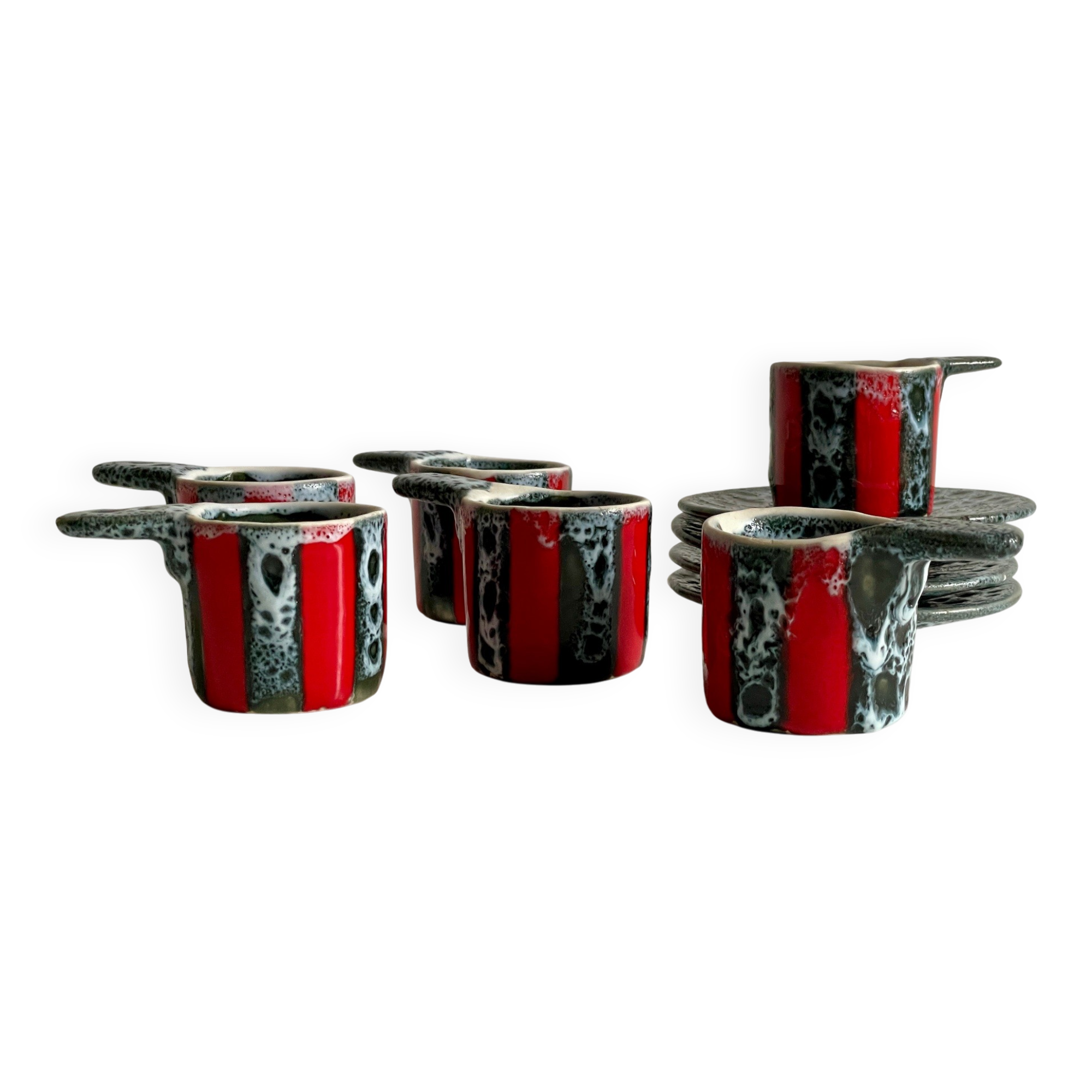 Art Ceramic Cups Luc VALLAURIS