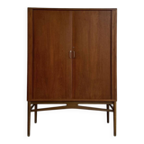 Armoire à tambour vintage en teck
