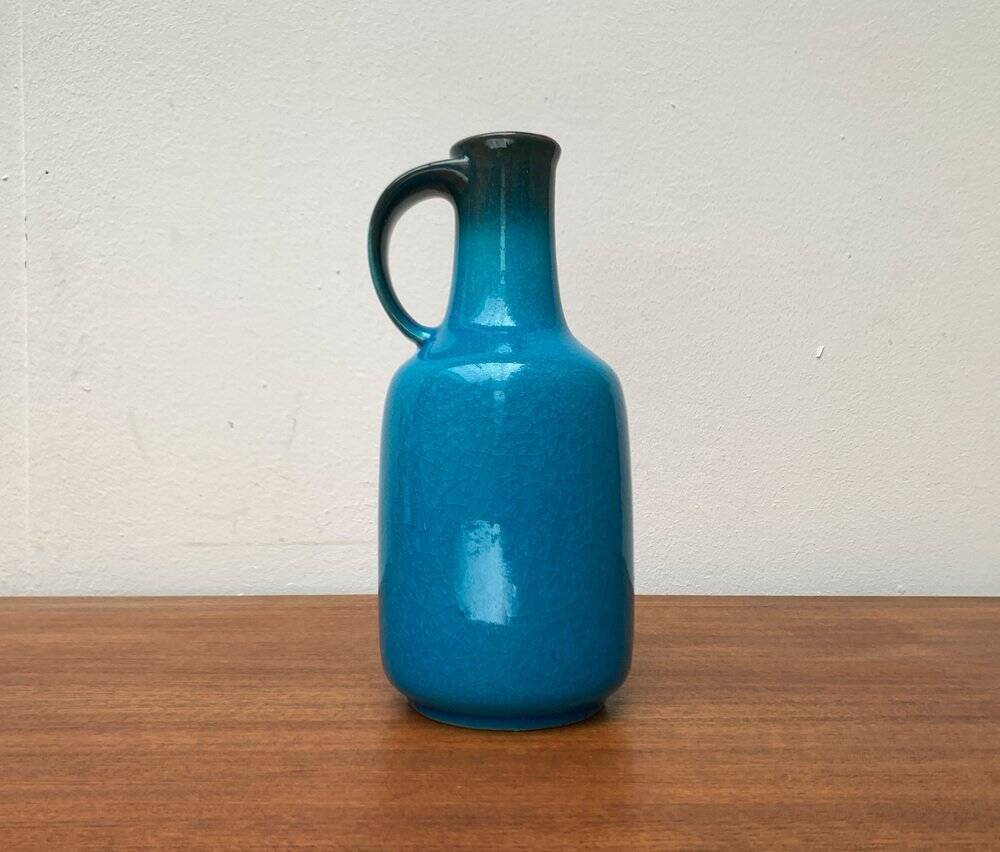 Mid-century German ceramic carafe vase by Ursula Beyrau for Gräflich Ortenburg Keramik, 1960s.