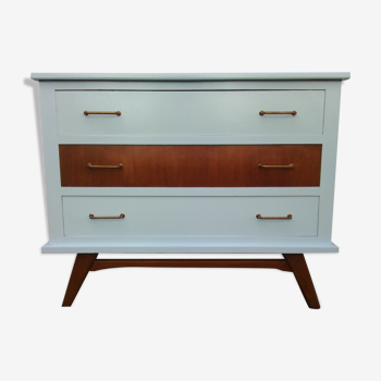 Commode vintage pieds compas 1950