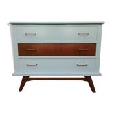 Vintage chest of drawers compass feet 1950