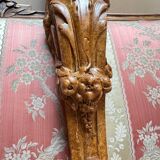 PAIR OF PAINTED PLASTER CONSOLES IN THE LOUIS XVI STYLE