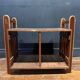 Vintage side table – Wooden structure and open shelf
