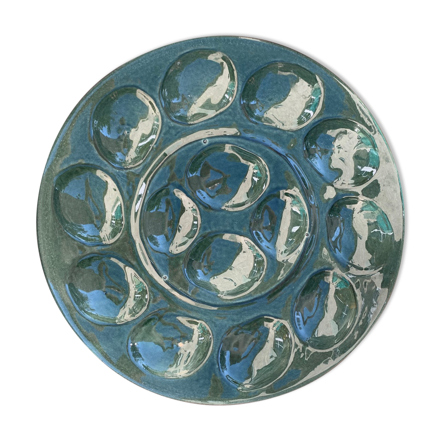 Ceramic oyster dish