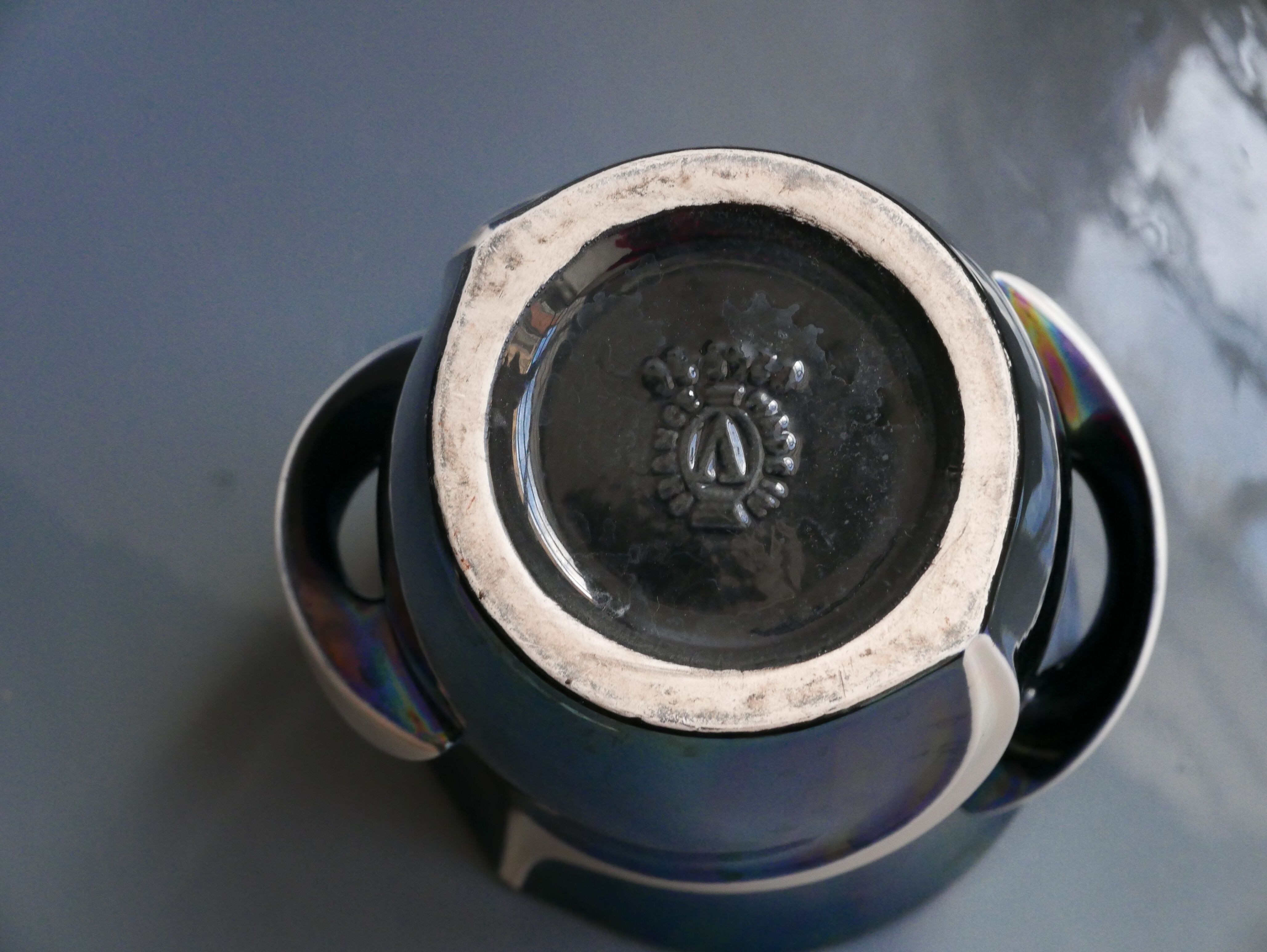 French ceramic vase 1950s