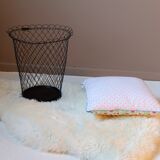 Vintage wire paper basket