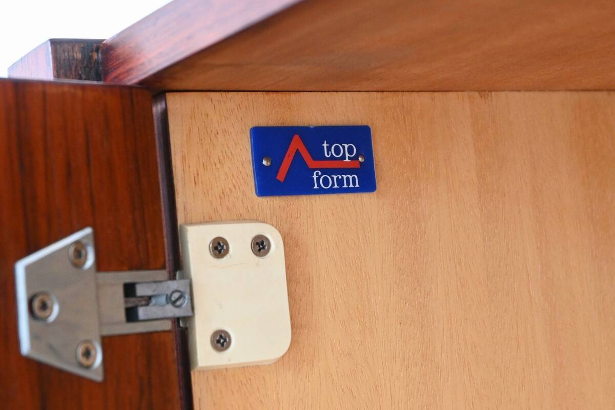 Topform highboard rosewood and brass Netherlands 1960