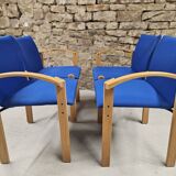 Set of 2 waiting room benches 1980/90