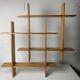 Midcentury Scandinavian teak wall shelf unit, 1960s-1970s