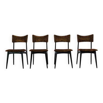 Set of 4 modernist chairs