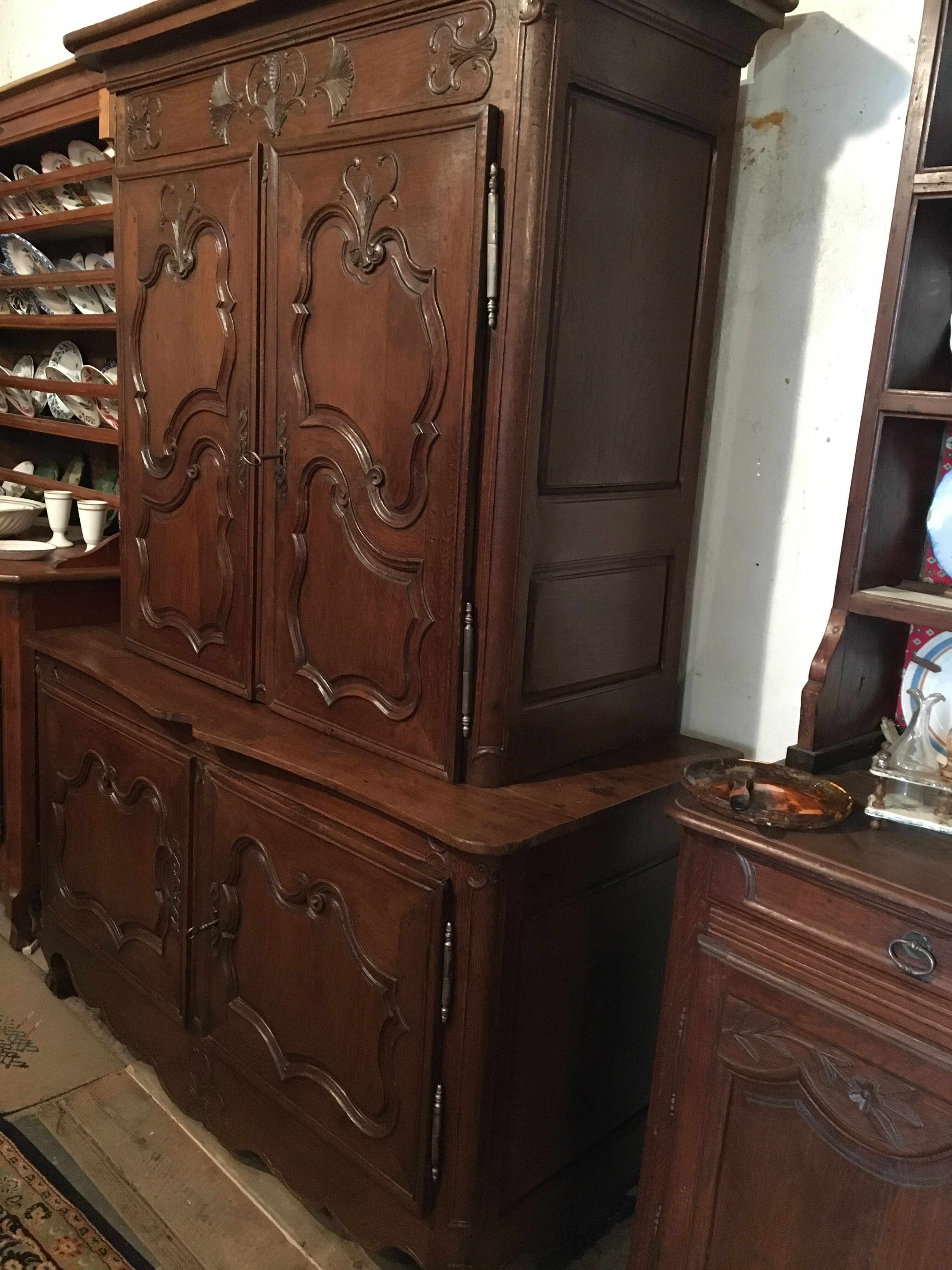 Buffet 2 body Louis XV Lorraine XVIII ° era