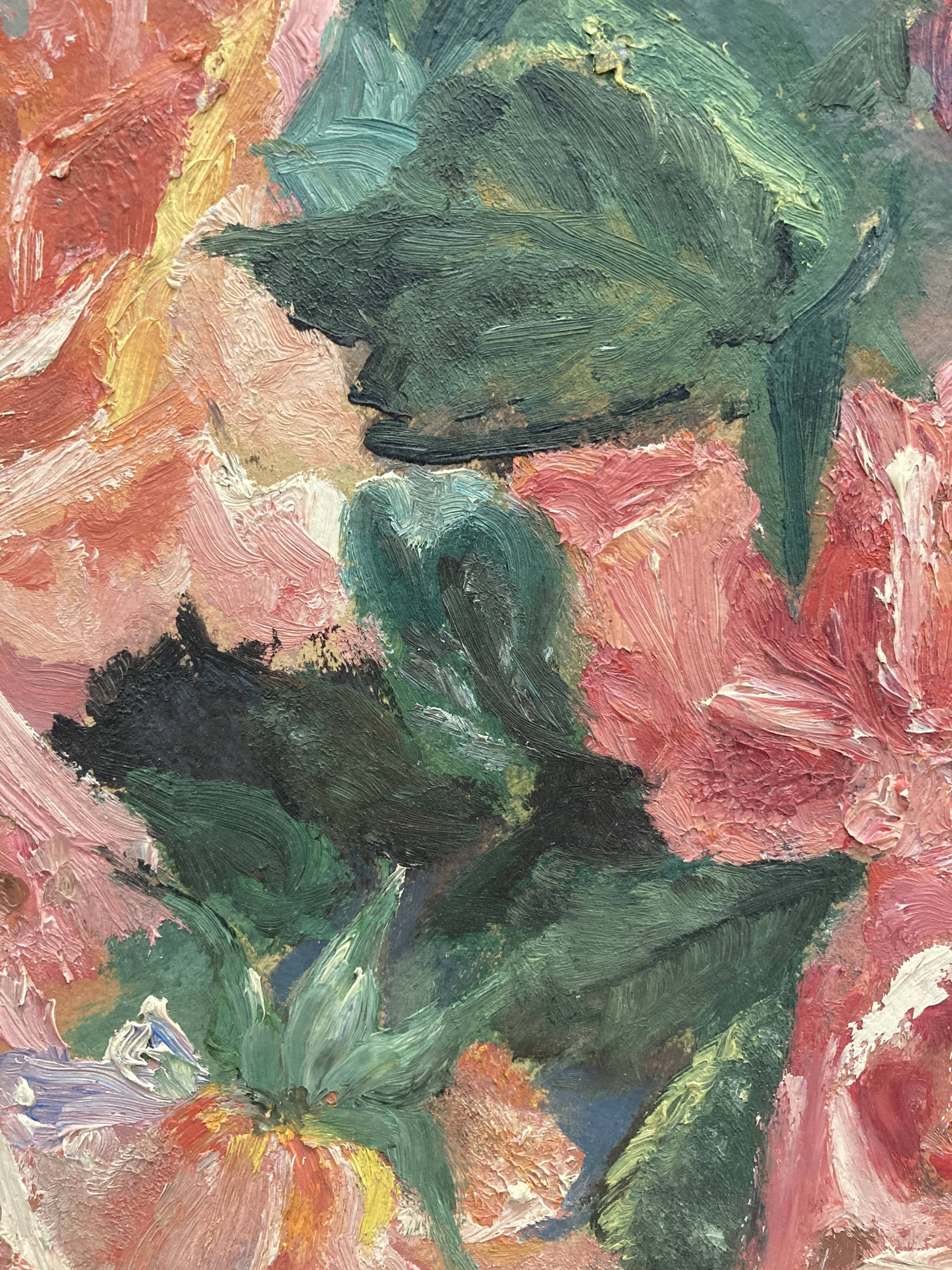 Vintage rose painting