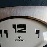 Vintage clock, "Romatic Silver" wall clock