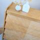 Commode vintage rénovée, années 50-60, chêne blond