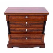 Antique mahogany chest of drawers with drawers, Scandinavia, 2nd half of th