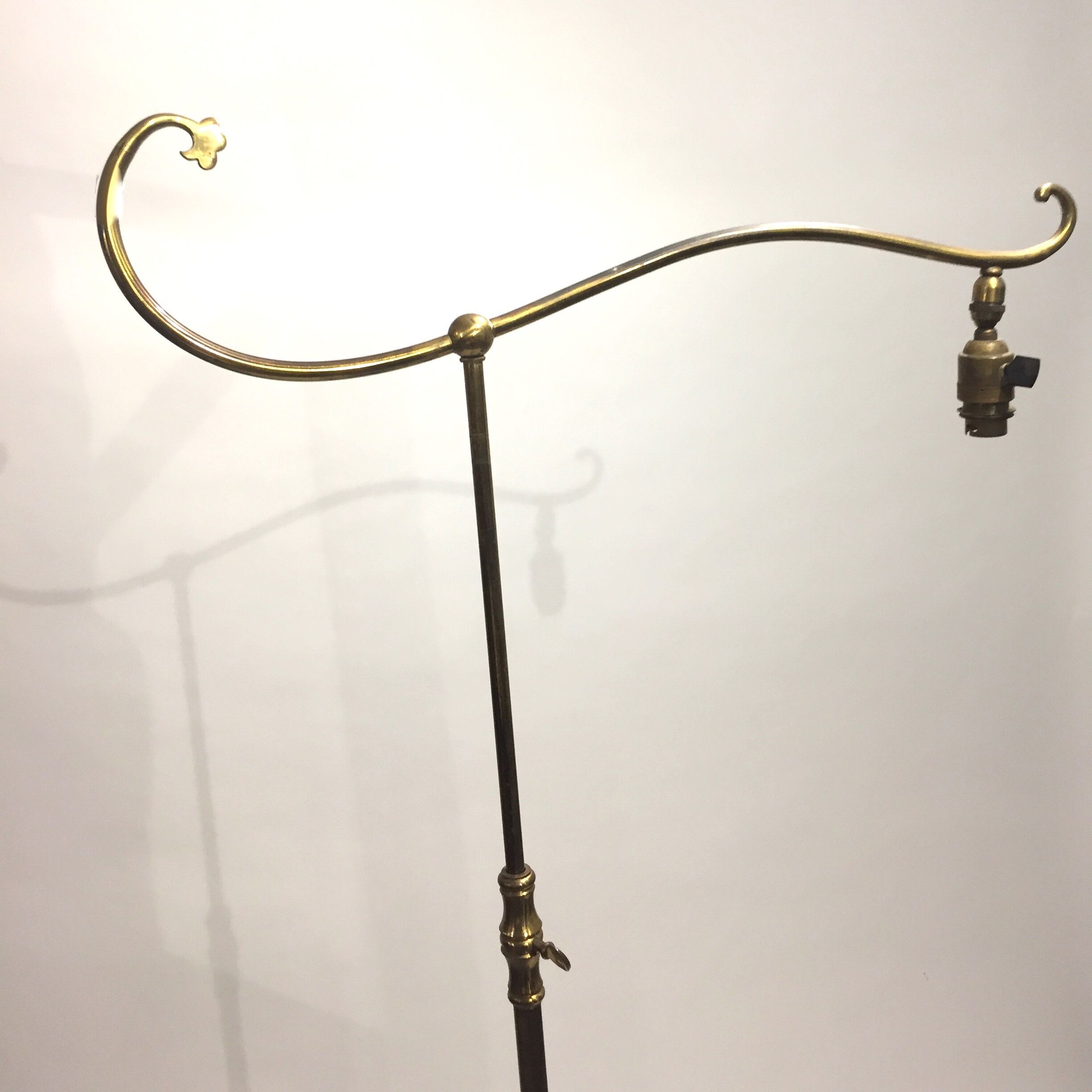 Classic golden lamppost