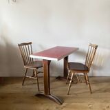 Table bistrot Formica et chaises Baumann