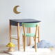 Bureau pupitre et chaise enfant Baumann revisités