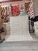 Large Moroccan Berber rug in cream wool with graphic patterns 300 x 200 cm.