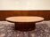Table de réunion ovale Art Déco Globe Wernicke