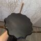 Wooden stool, bamboo legs