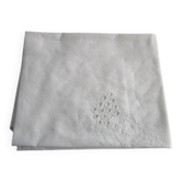 Nappe ancienne brodée 140x112cm