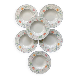 Assiettes creuses Villeroy et Boch modèle Albertina - état neuf