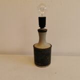 Danish ceramic table lamp, estimated 1960s. Produced by Axella and designed by Axel Larsen.