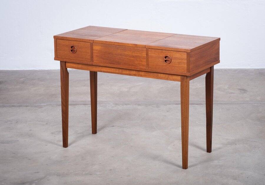 Teak Vanity Table, Denmark, 1960s
