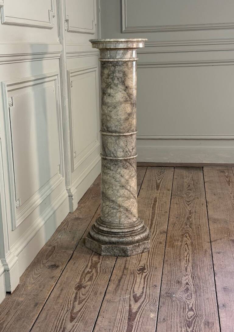 Alabaster column, around 1880