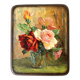 Peinture fleurs  impression d'art sur bois Roses