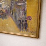 Painting on wood – Modern / raw figurative composition