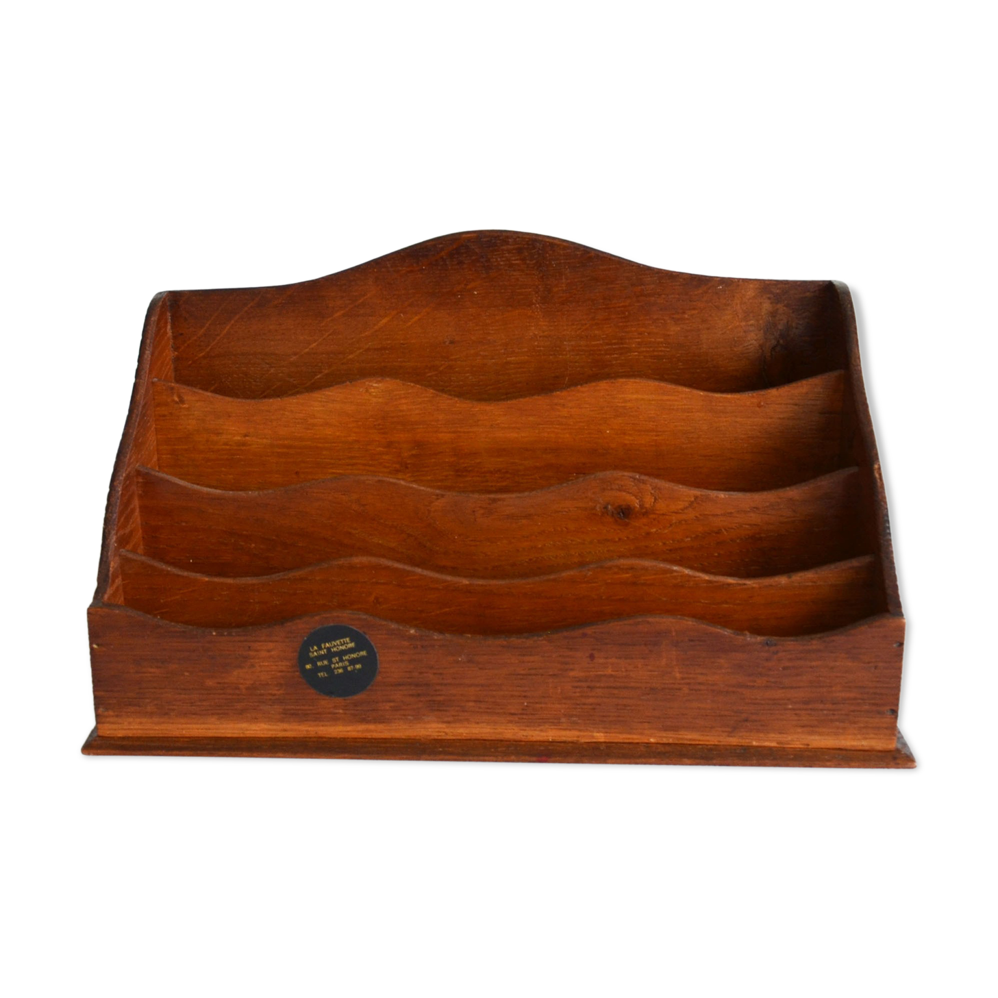 Letter holder, wooden sorter