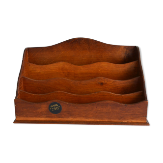 Letter holder, wooden sorter
