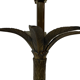 Vintage palm tree lamp base 1960s brass mid century