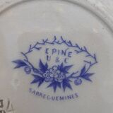 dessert plate Sarreguemines "thorn"