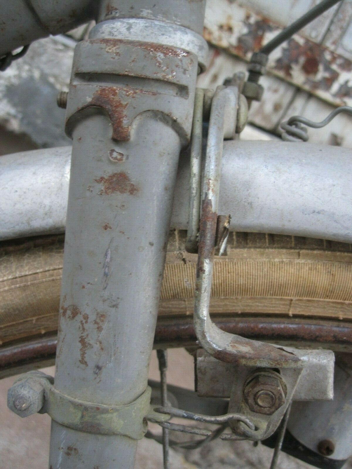 Old French-made carrier bike