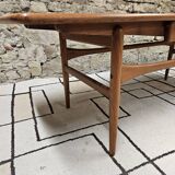 Table basse en teck scandinave 1960 Danemark