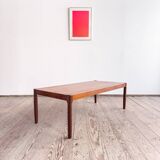 Grande table basse en teck danoise, design années 60