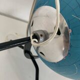 Vintage globe 1975 terrestrial tripod glass Taride world map - 28 cm