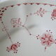 Coupe pied douche en faience anglaise