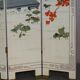 Vintage folding screen in hard stone