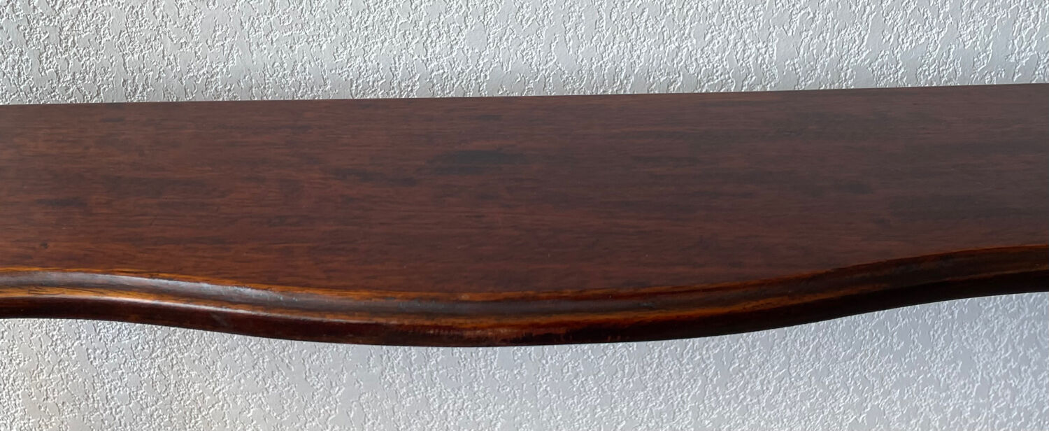 Library - turned wooden shelf