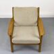 Danish Oak Lounge Chair and Ottoman by Juul Kristensen