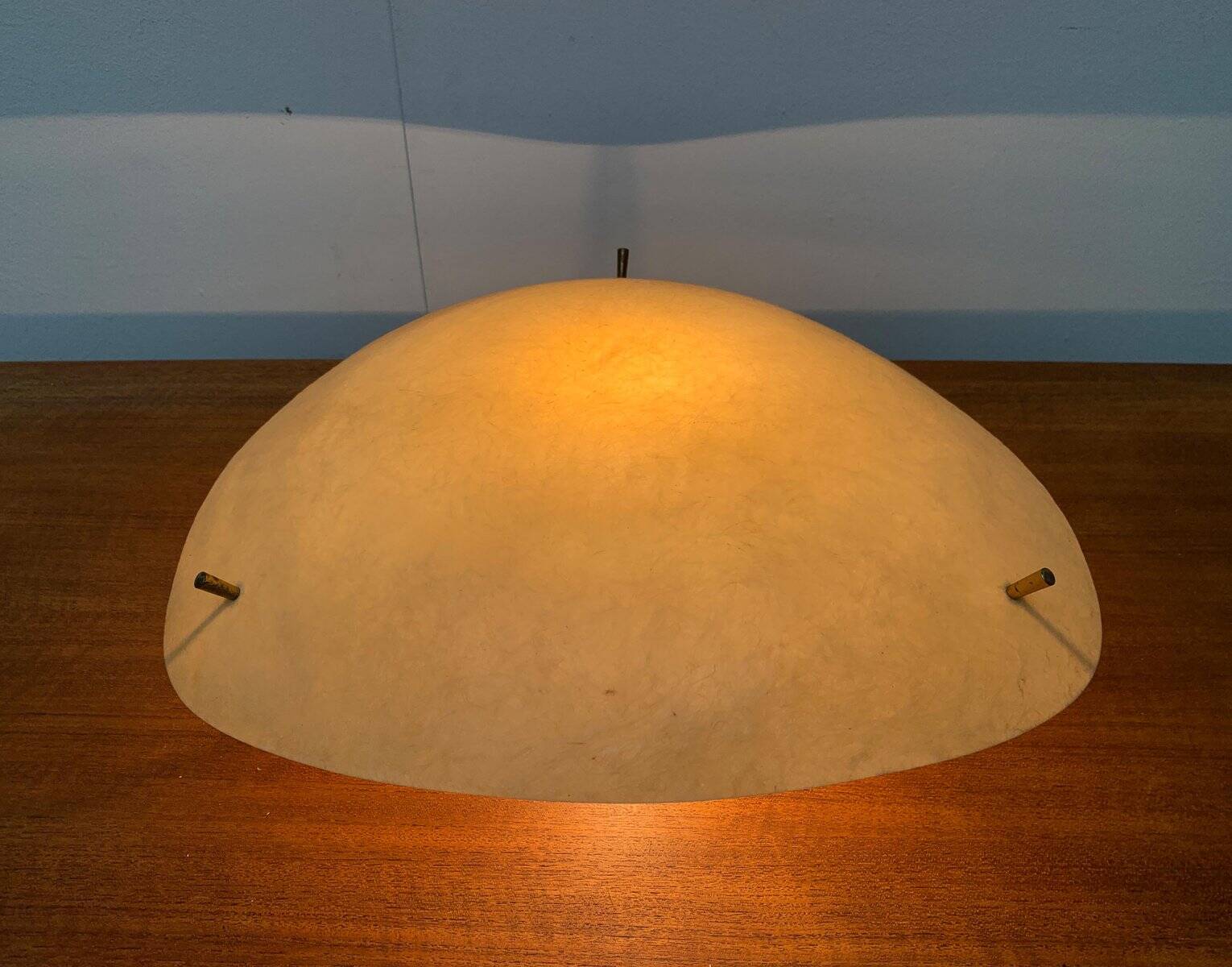 1960s minimalist fibreglass ceiling lamp