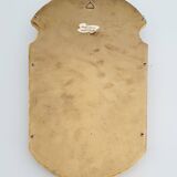 Miroir en bois doré à la feuille d'or