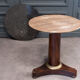 Mahogany pedestal table was central foot tripod gray marble of Sainte Anne nineteenth
