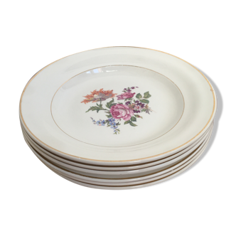 Set of 6 plates model Jeannine St Amand